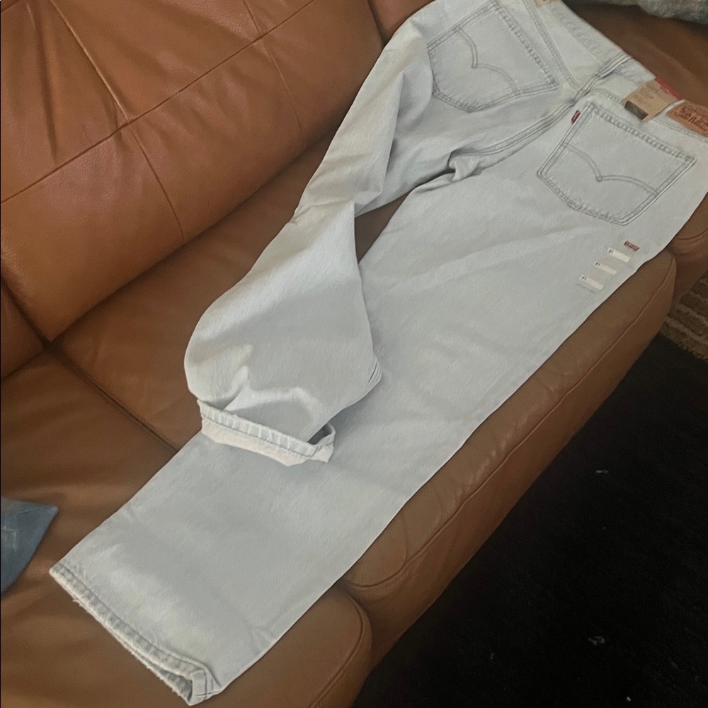 Levi's (31) Low Pro Profil Bas Mid Rise Straight distressed - Picture 10 of 13
